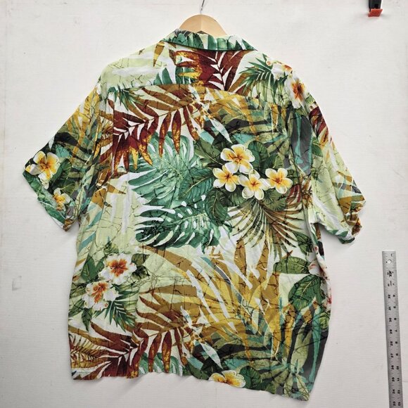 Jams World Na Pali Hawaiian Button Front Shirt Men's Size XL - Picture 2 of 9